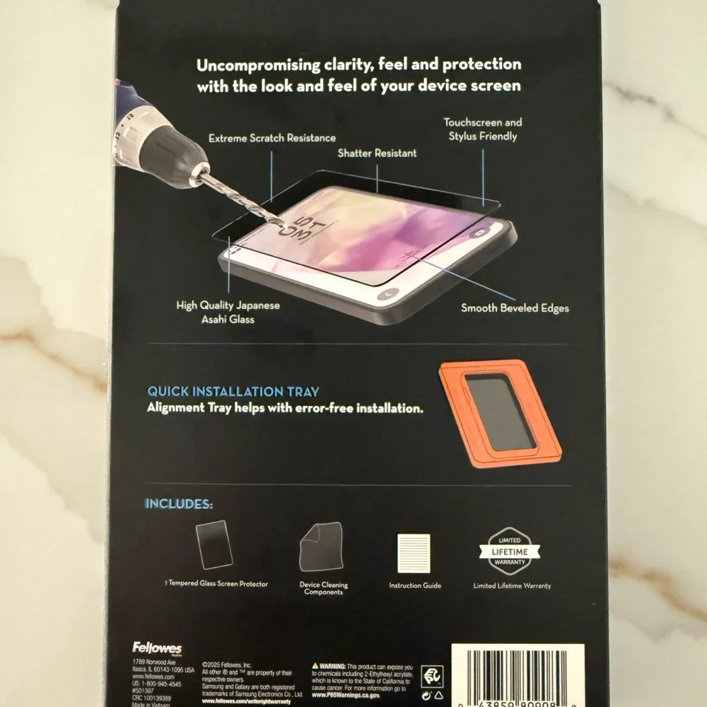 Samsung Black Screen Protector for Galaxy A34 5G